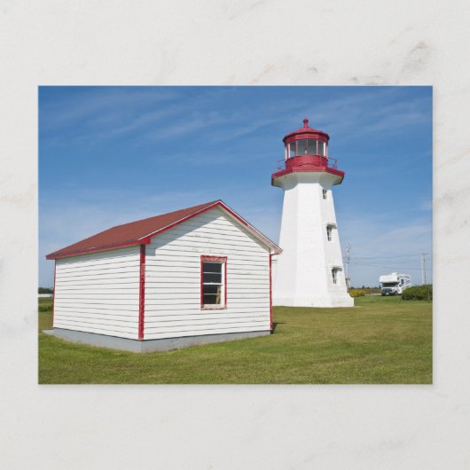 Quebec, Canada. Vuurtoren Cap D'Espoir. Briefkaart (Voorkant)
