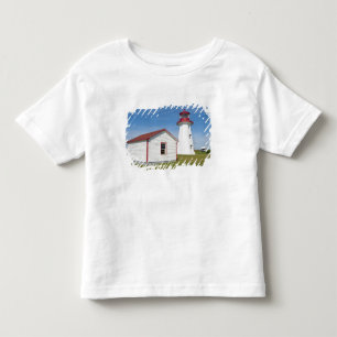 Quebec, Canada. Vuurtoren Cap D'Espoir. Kinder Shirts