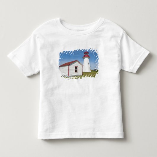 Quebec, Canada. Vuurtoren Cap D'Espoir. Kinder Shirts (Voorkant)