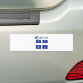 Quebec Canada-wapenschild Bumpersticker (Op auto)