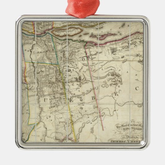 Quebec, Canafa Metalen Ornament (Voorkant)