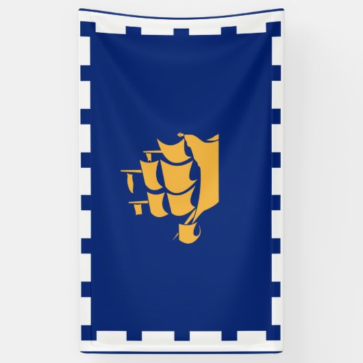 QUEBEC-CITEITSvlag Spandoek (Verticaal)
