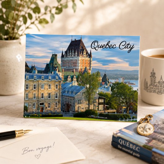 QUEBEC CITY ANSICHTKAART BRIEFKAART
