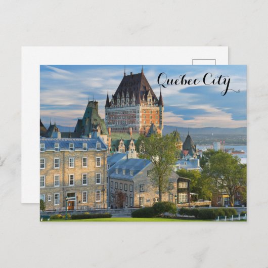 QUEBEC CITY BRIEFKAART (Voorkant / Achterkant)
