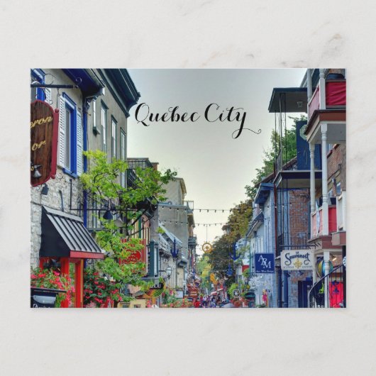 QUEBEC CITY BRIEFKAART (Voorkant)