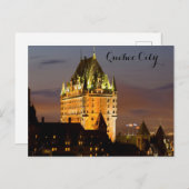 QUEBEC CITY BRIEFKAART (Voorkant / Achterkant)