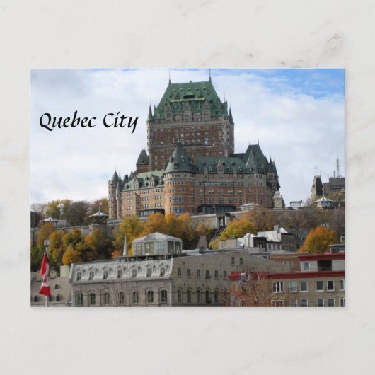 Quebec City Briefkaart (Voorkant)
