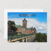 QUEBEC CITY BRIEFKAART (Voorkant / Achterkant)