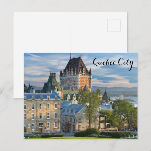 QUEBEC CITY BRIEFKAART (Voorkant / Achterkant)