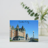 QUEBEC CITY BRIEFKAART (Staand voorkant)