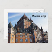 Québec City Briefkaart (Voorkant / Achterkant)