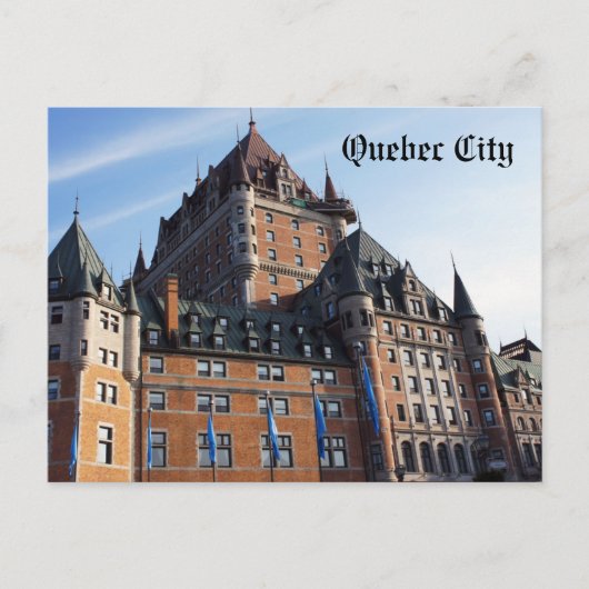 Québec City Briefkaart (Voorkant)