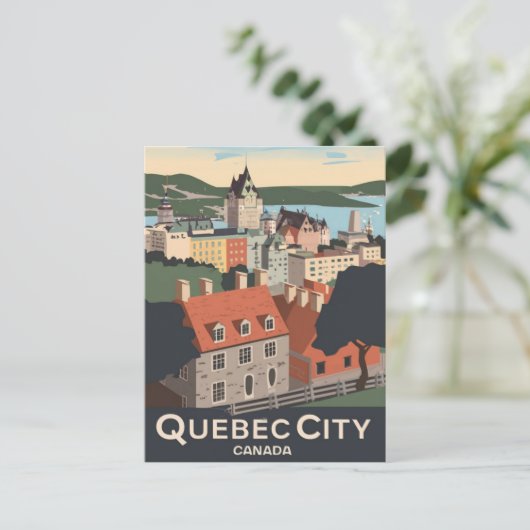 Quebec City Canada Briefkaart (Staand voorkant)