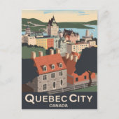 Quebec City Canada Briefkaart (Voorkant)