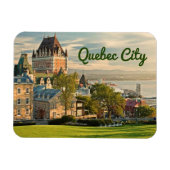 Quebec City Canada gestileerd Magneet (Horizontaal)