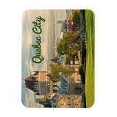 Quebec City Canada gestileerd Magneet (Verticaal)