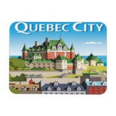 Quebec City Canada Magneet (Horizontaal)