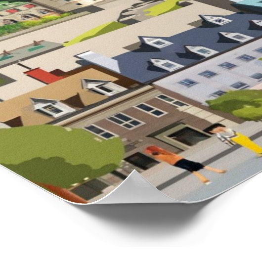 Quebec City Canada Poster (Hoek)