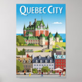 Quebec City Canada Poster (Voorkant)