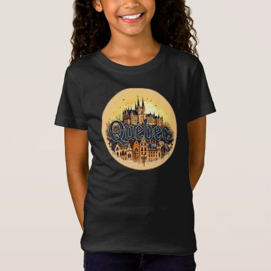 Quebec City Canada T-shirt (Voorkant)