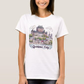 Quebec City Canada T-shirt (Voorkant)