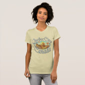 Quebec City Canada T-shirt (Voorkant volledig)