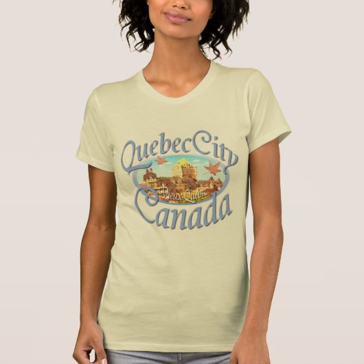 Quebec City Canada T-shirt (Voorkant)