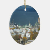 Quebec City Canada Waterfront Keramisch Ornament (Rechts)