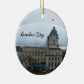 Quebec City Canda Waterfront Keramisch Ornament (Rechts)