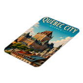 🏰 Quebec City Chateau Frontenac Magneet (Linkerzijde)