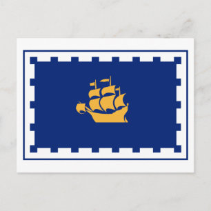 Quebec City Flag Briefkaart