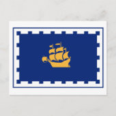 Quebec City Flag Briefkaart (Voorkant)
