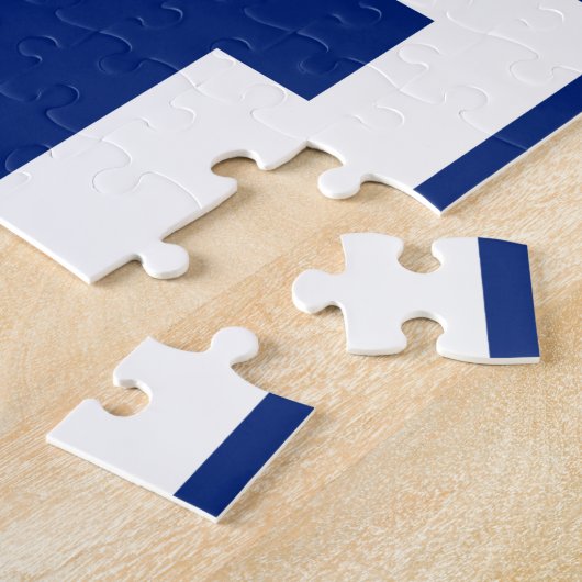 Quebec City Flag (Québec, Canada) Legpuzzel (Zijkant)