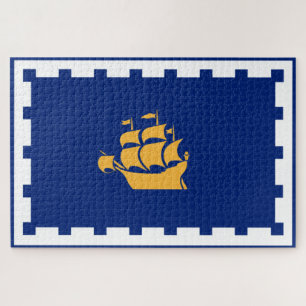 Quebec City Flag (Québec, Canada) Legpuzzel