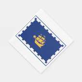 Quebec City Flag (Québec, Canada) Servet (Hoek)