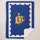 Quebec City Flag (Québec, Canada) Sherpa Deken (Voorkant)