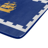 Quebec City Flag (Québec, Canada) Snijplank (Hoek)