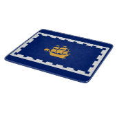 Quebec City Flag (Québec, Canada) Snijplank (Hoek)