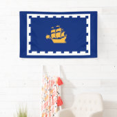 Quebec City Flag (Québec, Canada) Spandoek (Insitu)