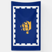 Quebec City Flag (Québec, Canada) Spandoek (Verticaal)