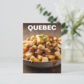 Quebec City Magnet Feestdagenkaart (Staand voorkant)