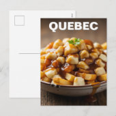Quebec City Magnet Feestdagenkaart (Voorkant / Achterkant)