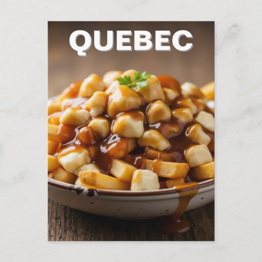 Quebec City Magnet Feestdagenkaart (Voorkant)