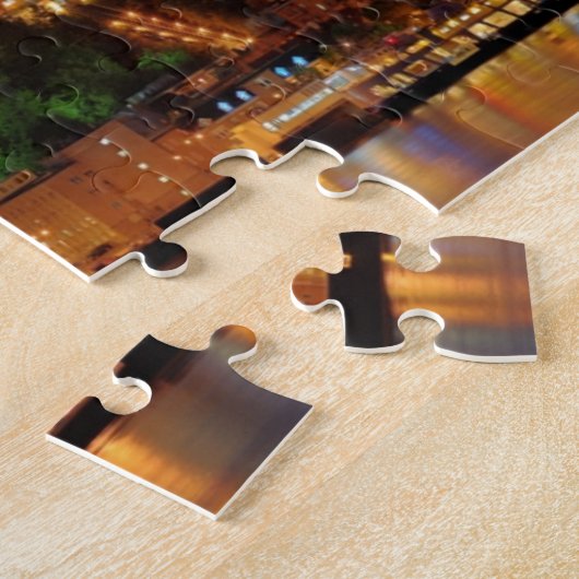 Quebec City-nacht Legpuzzel (Zijkant)