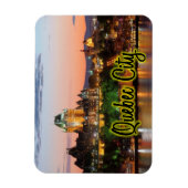 Quebec City-nacht Magneet (Verticaal)