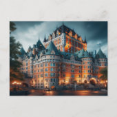 Quebec City Night Canada Briefkaart (Voorkant)