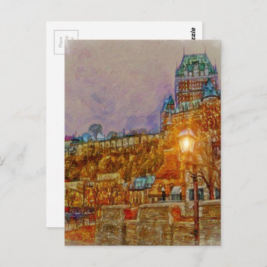 Quebec City Old Town by Shawna Mac Briefkaart (Voorkant / Achterkant)