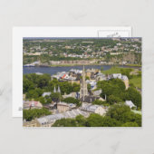 Quebec City, Quebec, Canada. Naar beneden kijkend Briefkaart (Voorkant / Achterkant)