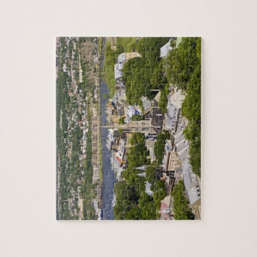 Quebec City, Quebec, Canada. Naar beneden kijkend Legpuzzel (Verticaal)