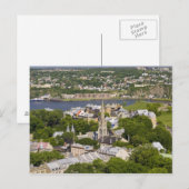 Quebec City, Quebec, Canada. Neerkijkend op de Briefkaart (Voorkant / Achterkant)